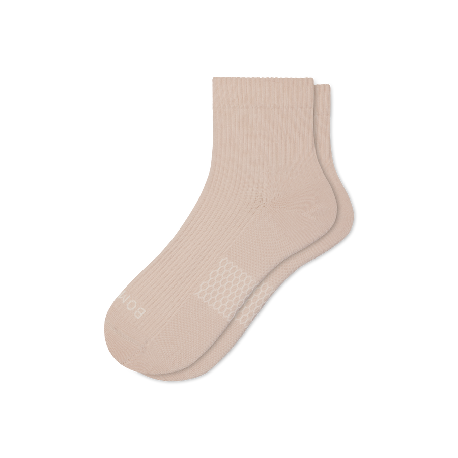 Women's Modern Rib Quarter Socks - Soft Court Comfort