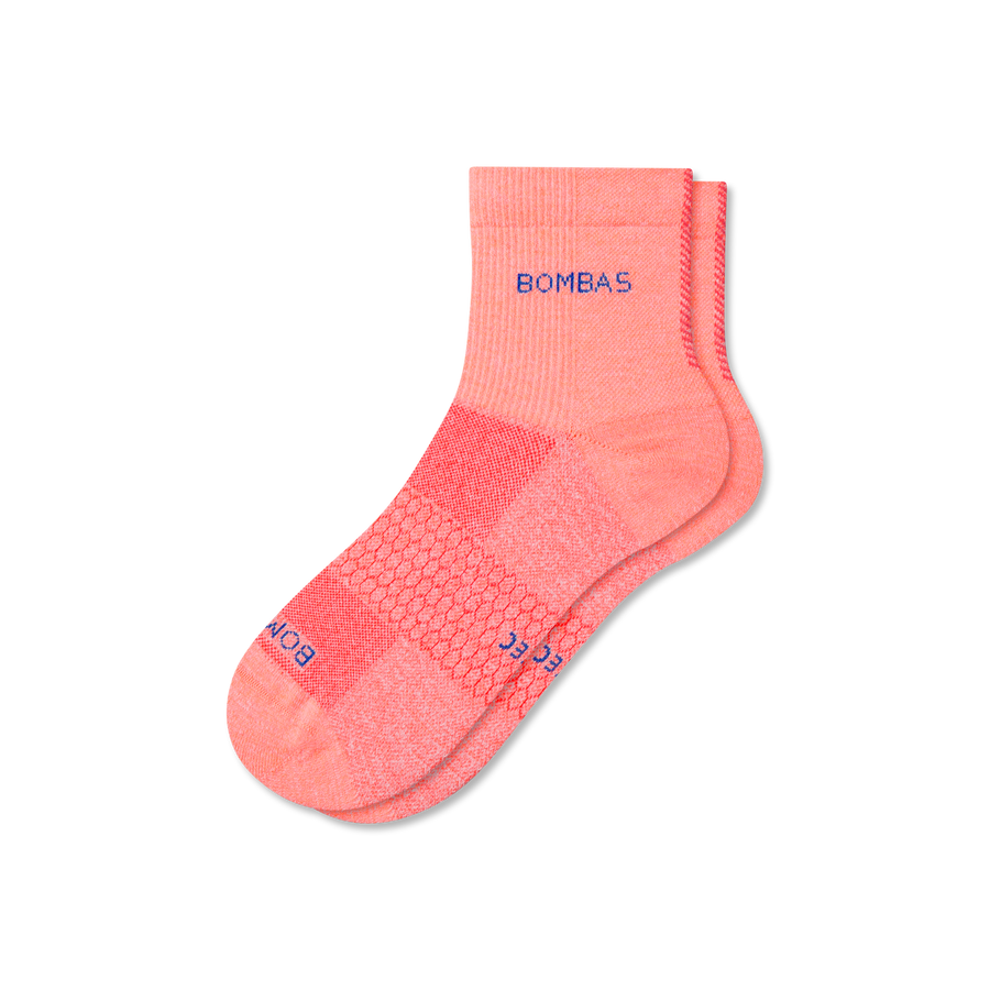 Women's UltraLite Sport Quarter Socks - Classic Shift Cushion