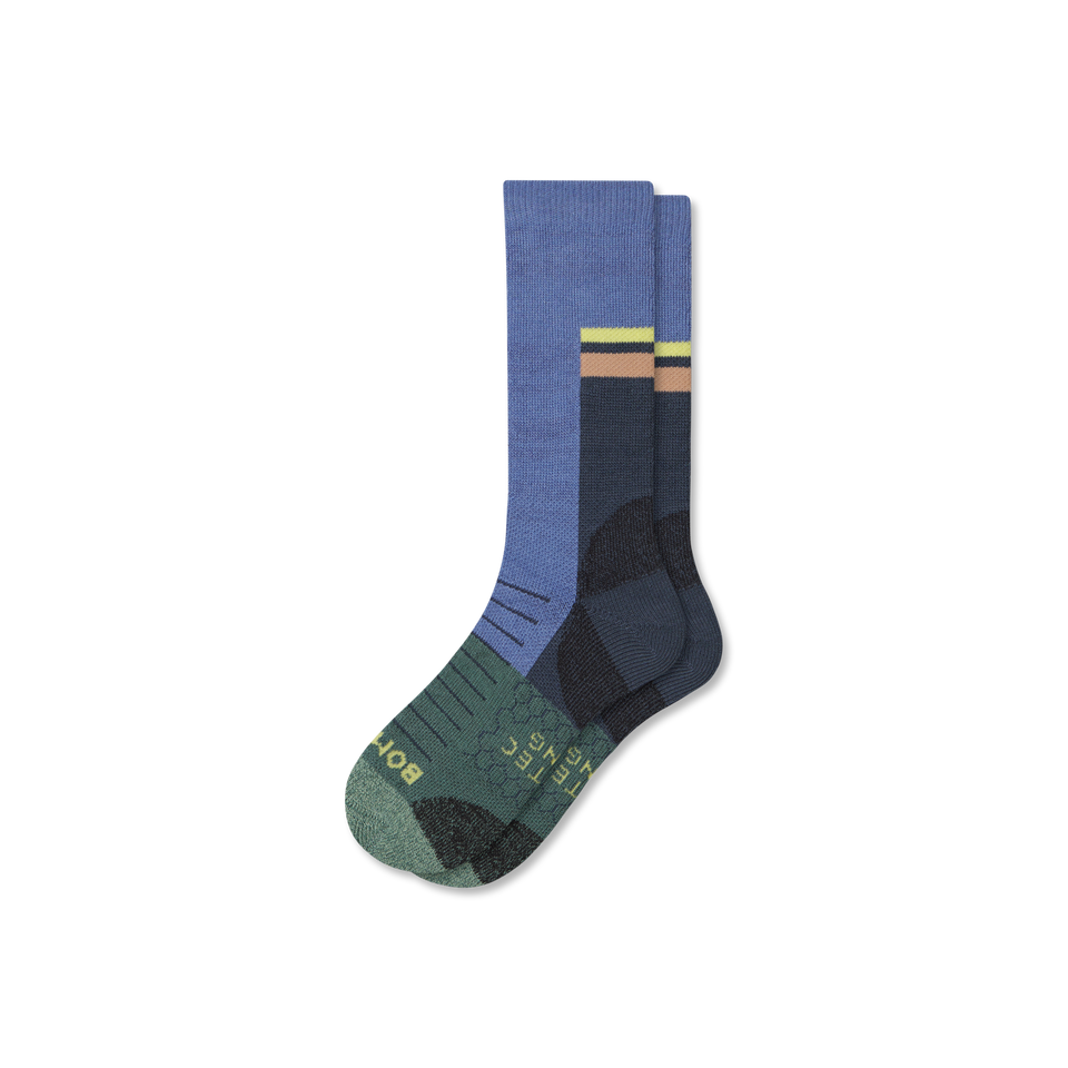 Hiking Calf Socks - oyster blue L [10076]