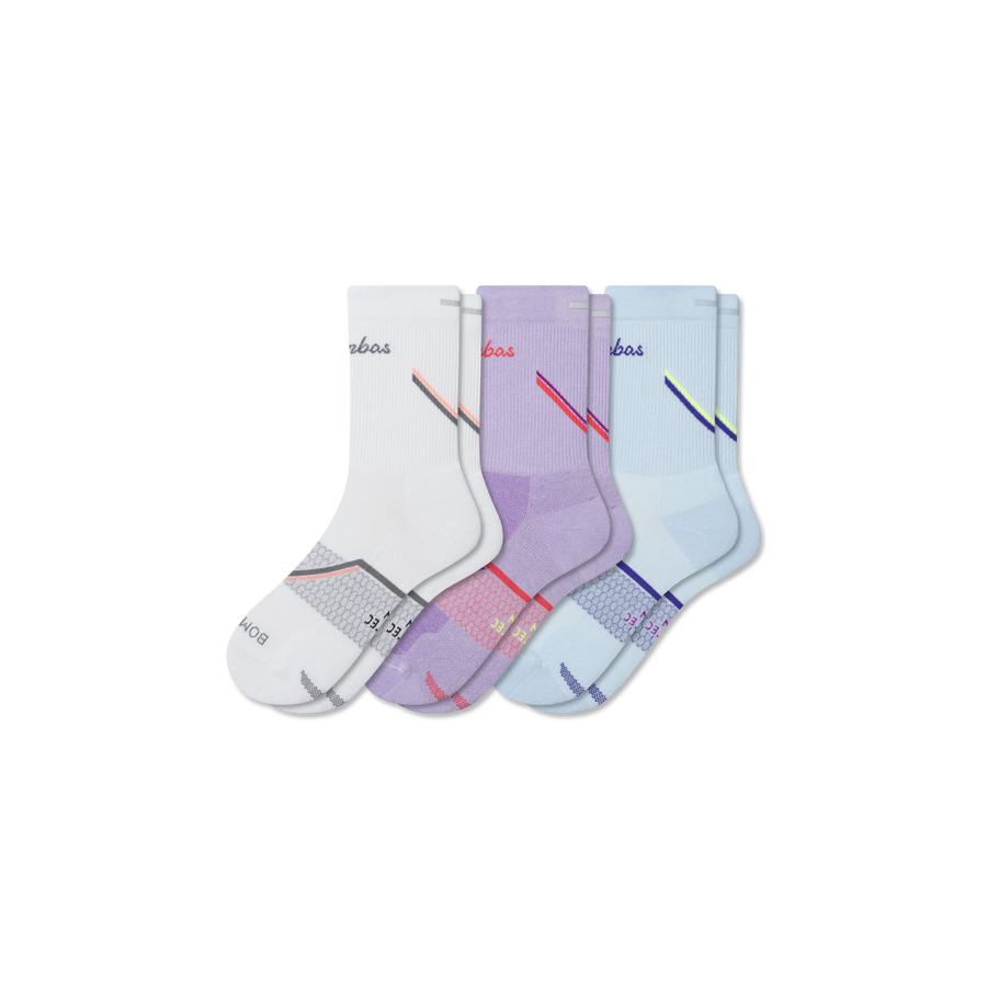 Women's Run Half Calf Sock 3-Pack - Trail Low Cut Cushion