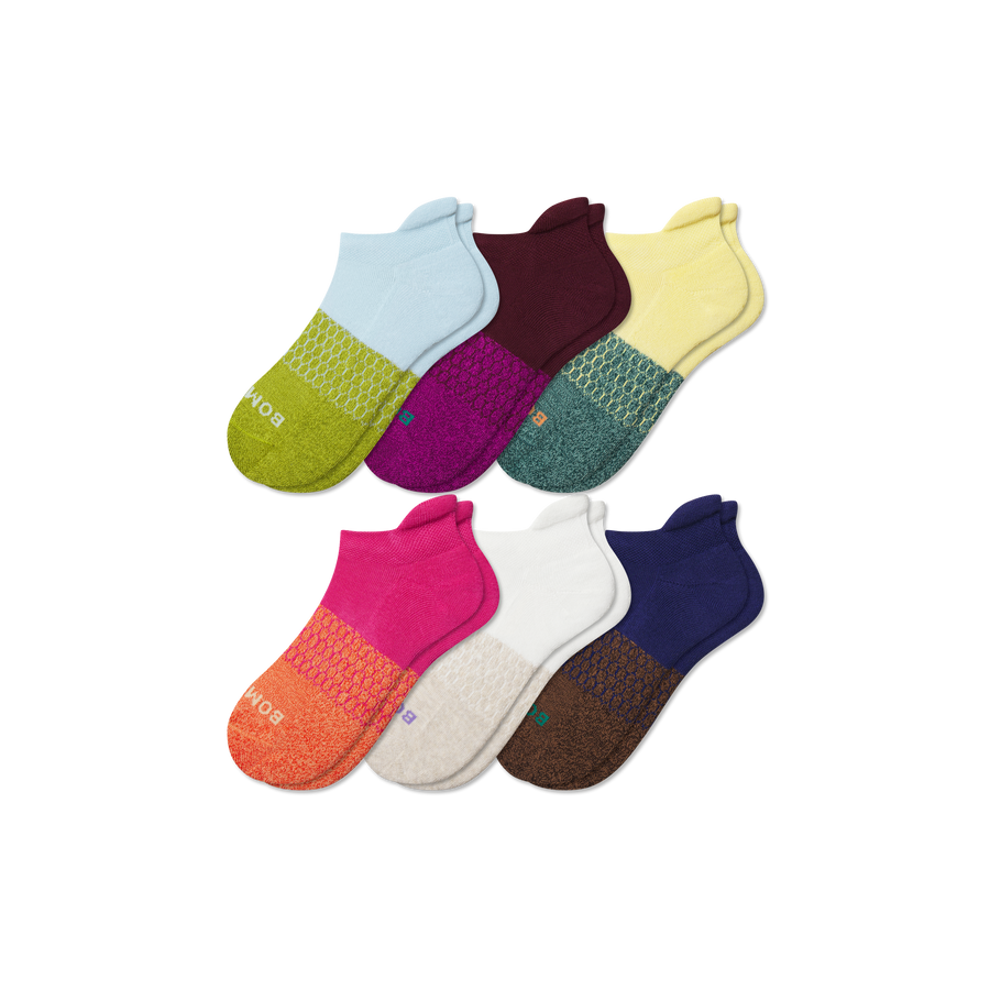Youth Marl Ankle Sock 6-Pack - Run Everyday Wear