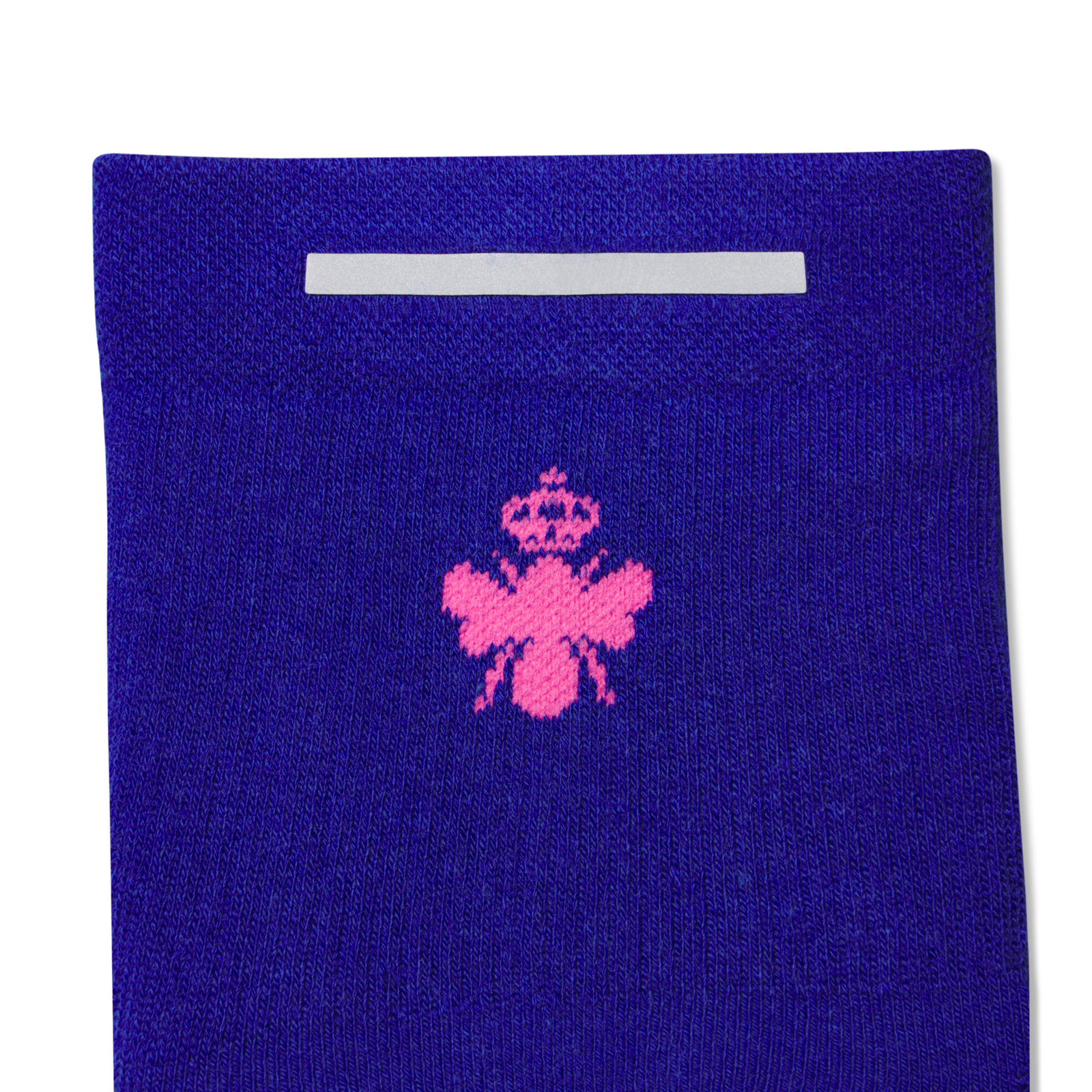 Running Quarter Socks - neon cobalt Detail [10266]
