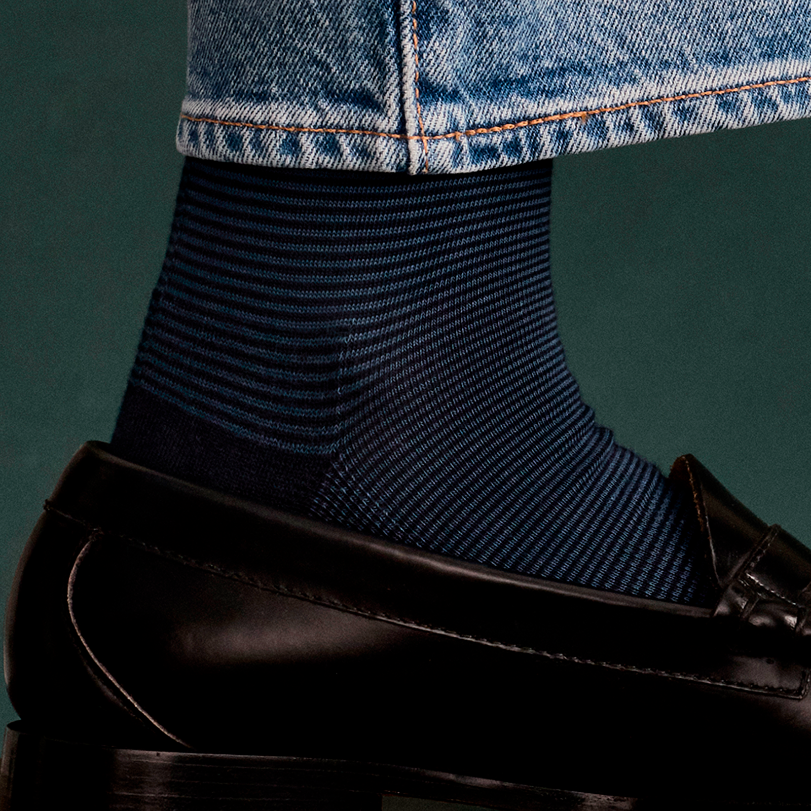 Dress Knee High Socks - Nightfall navy moonlight [LIFESTYLE] [10281]