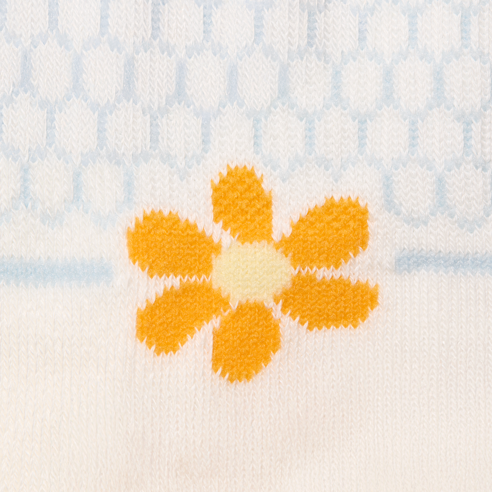 Ankle Socks - Cloud Bloom Detail [10389]