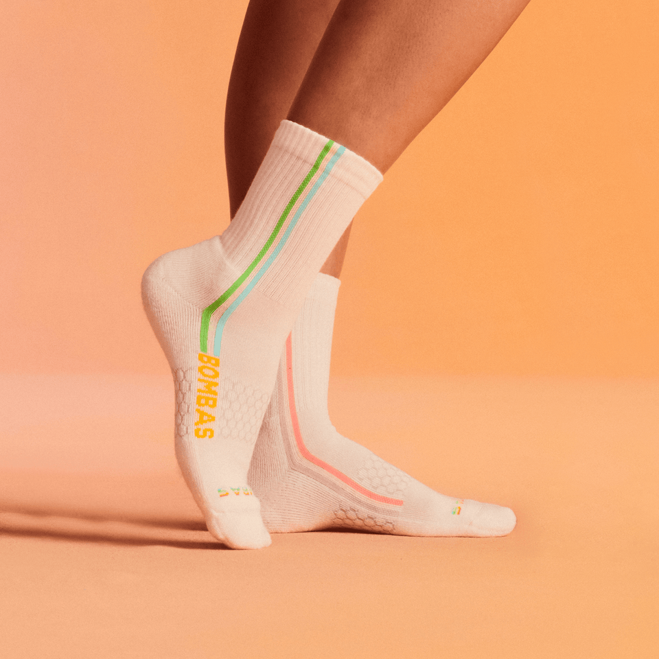 Half Calf Socks - island blue mango burst [LIFESTYLE] [10459]