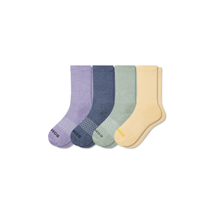 Youth Marl Calf Sock 4-Pack - Steady Run Rotation