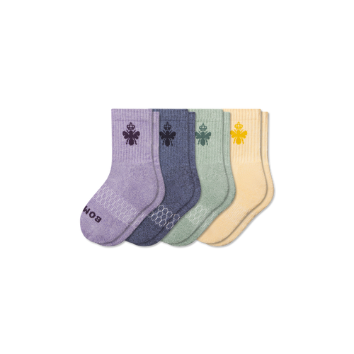 Junior Calf Socks - sage blue mix L [10495]
