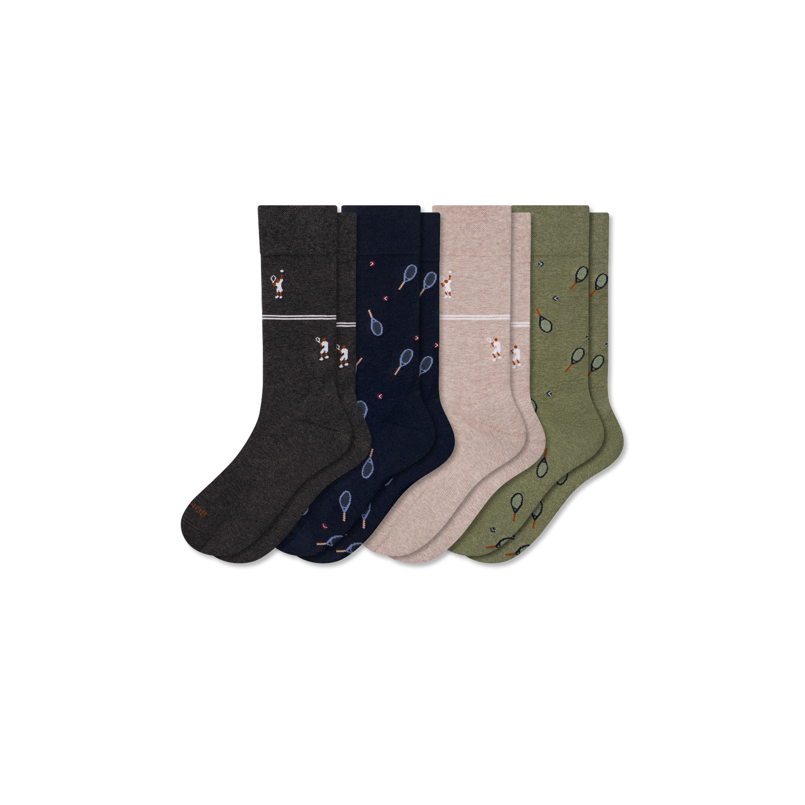 Dress Calf Socks - Court Mix L [10589]
