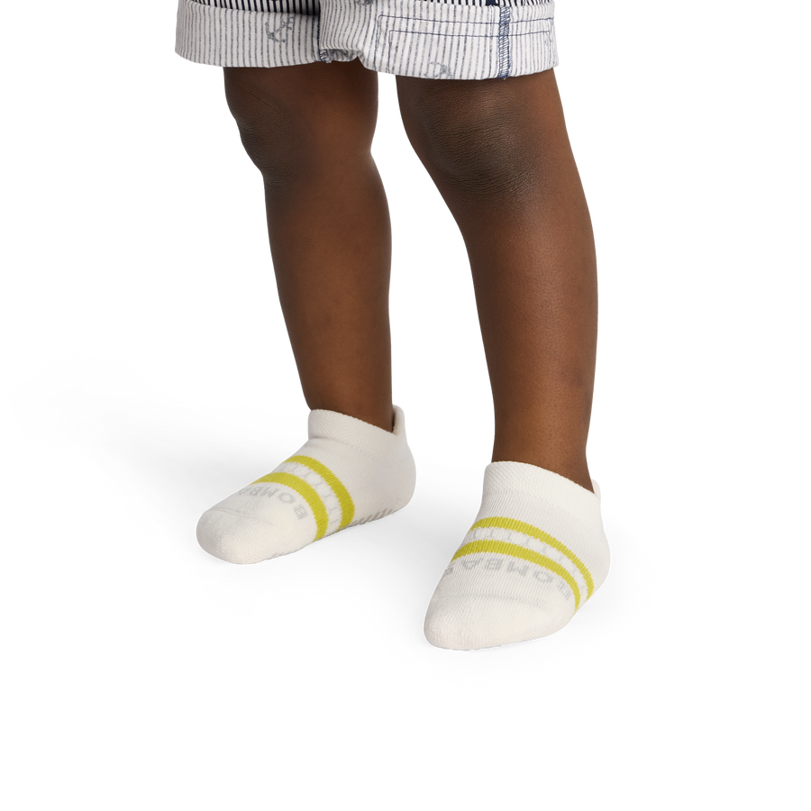 Toddler Solids Gripper Ankle Sock 4-Pack - Trail Crew Rotation