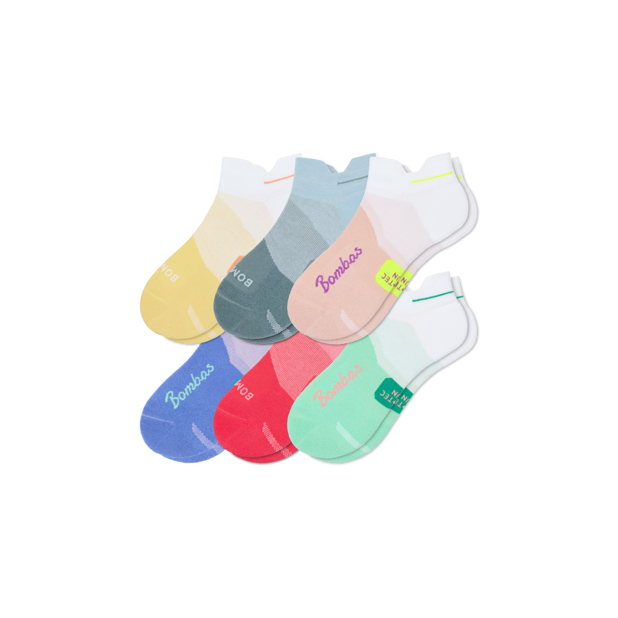 Women's Run Ankle Sock 6-Pack - Steady Ankle Cushion