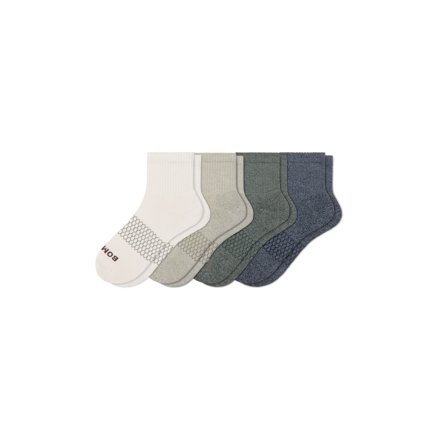 Men's Quarter Sock 4-Pack - Run Shift Fit