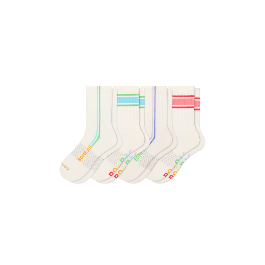 Pride Half Calf Sock 4-Pack - Studio Recovery Cushion