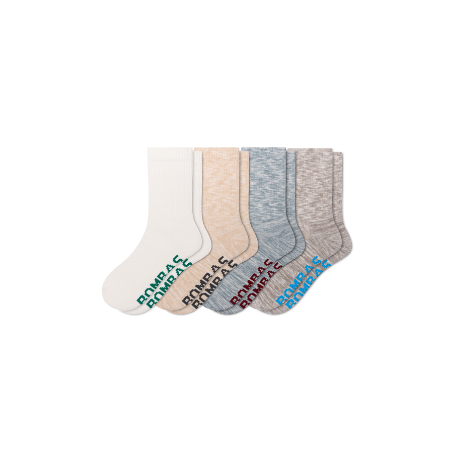 Women's Summer Ragg Half Calf Sock 4-Pack - Run No Show Pair