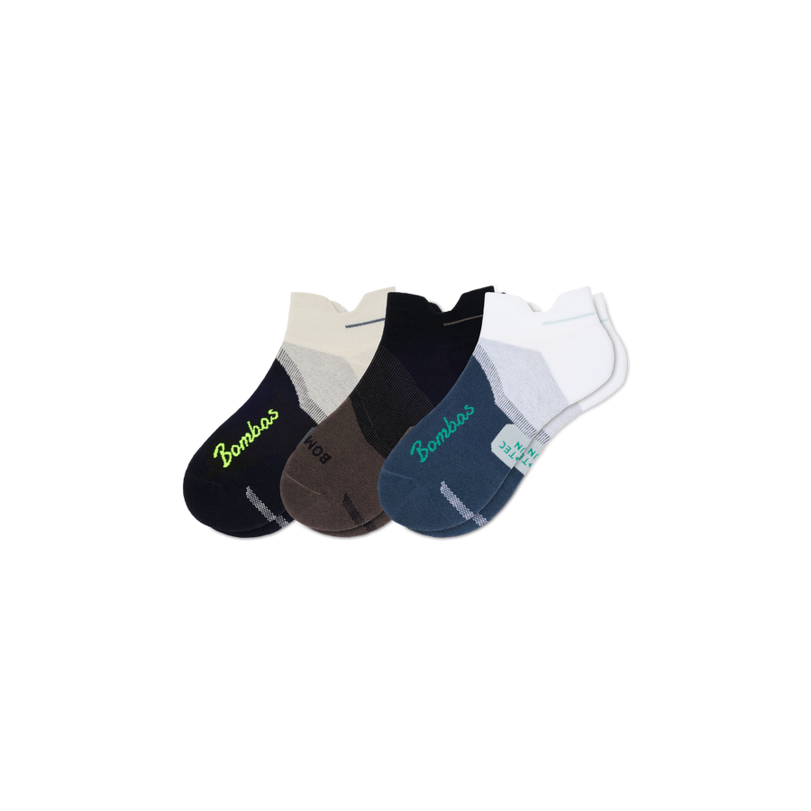 Men's Run Ankle Sock 3-Pack - Smooth Office Cushion