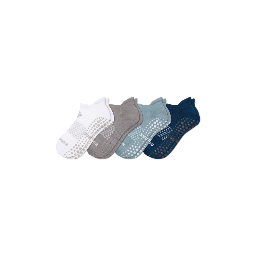 Men's Gripper Ankle Sock 4-Pack - Light Cushion