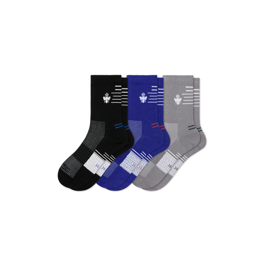 Men's UltraLite Sport Half Calf Sock 3-Pack - Light Run Cushion