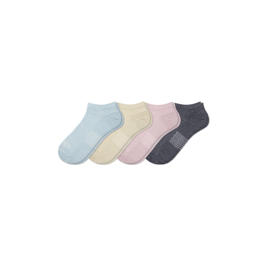 Women's Modern Rib Ankle Sock 4-Pack - Trail No Show Step