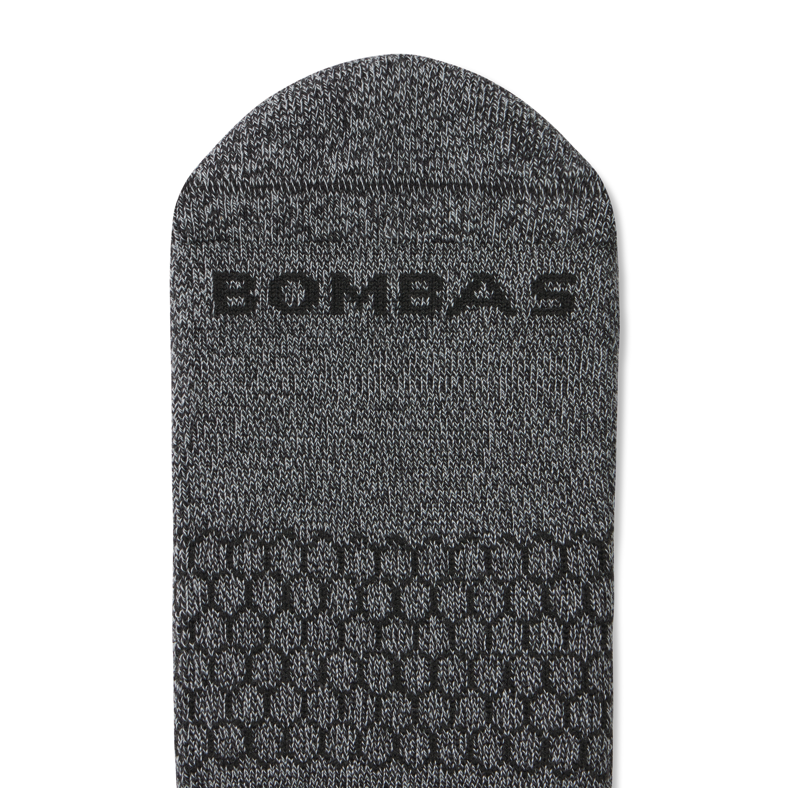 Marl Ankle Socks - Black / Dark Grey Detail [3360]
