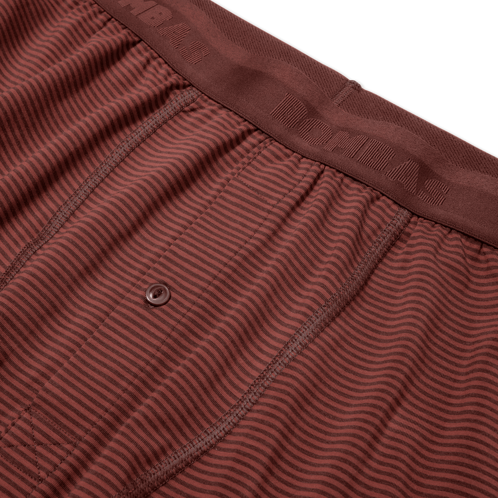 Men's Cotton Modal Blend Boxer - Dark Cocoa Dark Cedar Micro Stripe Detail [4230]