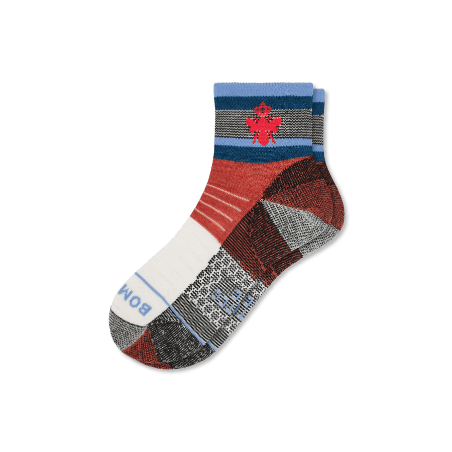Cotopaxi x Bombas Merino Wool Blend Hiking Quarter Socks - Cushion Everyday Pair