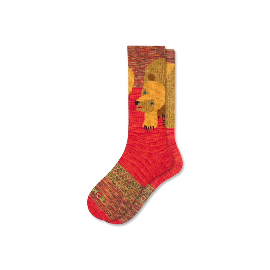 Eric Carle Big Brown Bear Calf Socks - Studio Crew Step