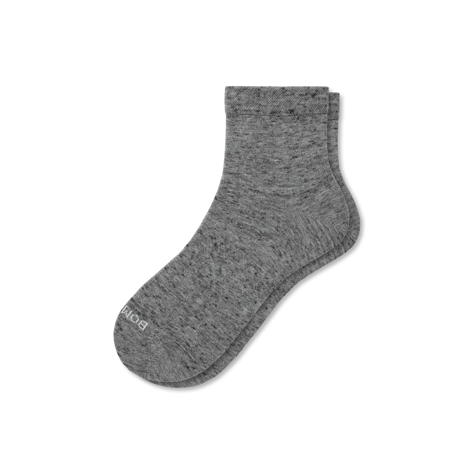 Women's Lightweight Quarter Socks - Grey L [5858]