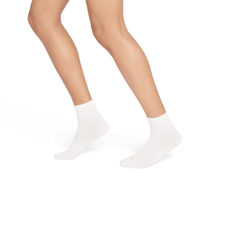 Lightweight Quarter Socks - White WO2 [5859]