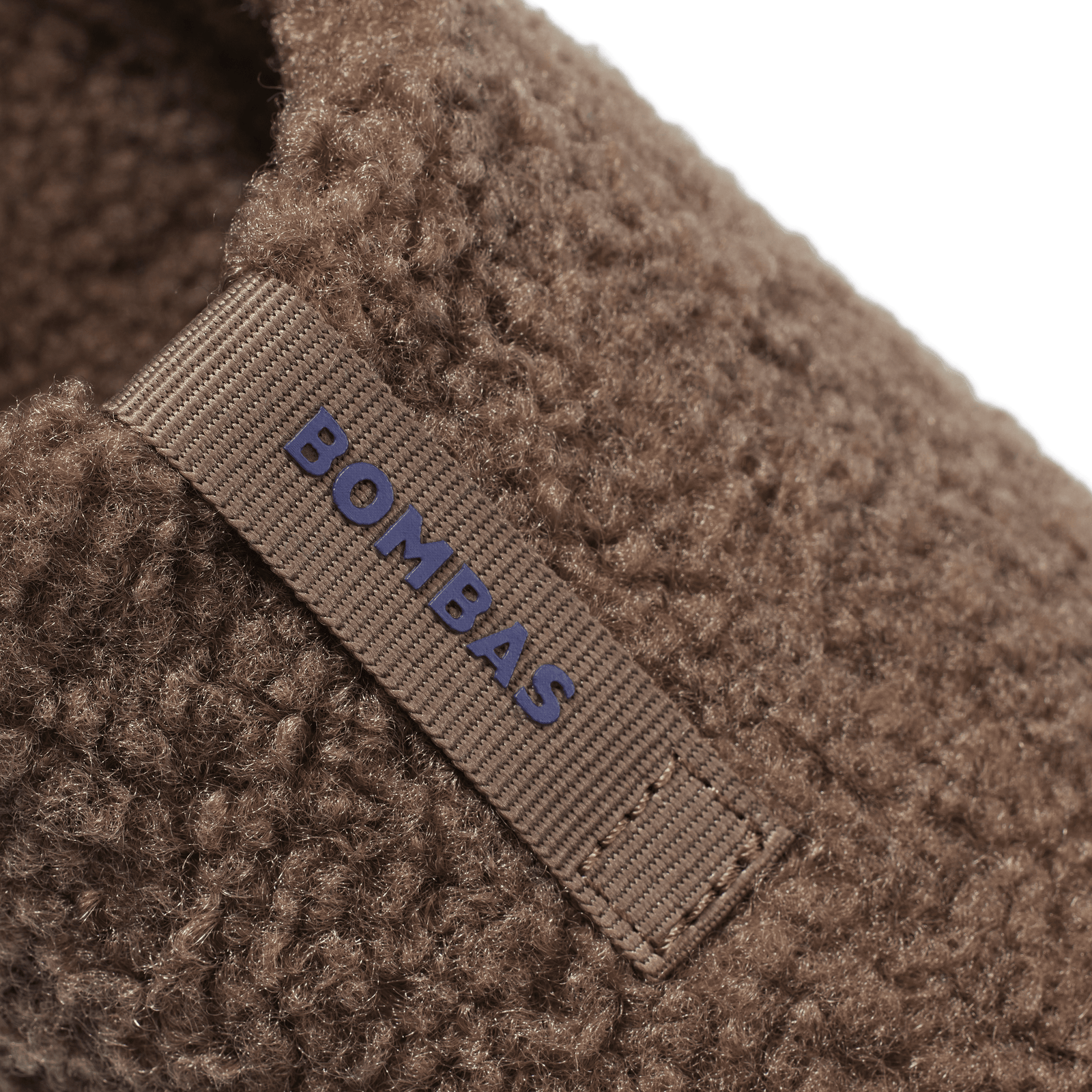 Sunday Slipper Mocha Detail