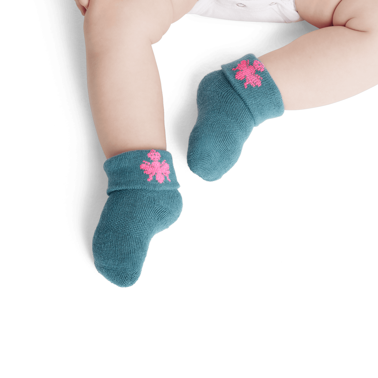 0-6 Baby Solid Calf Sock Marine BO1