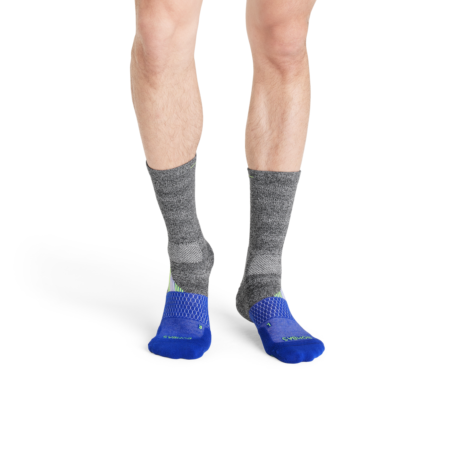 Running Calf Black Neon Cobalt MO1