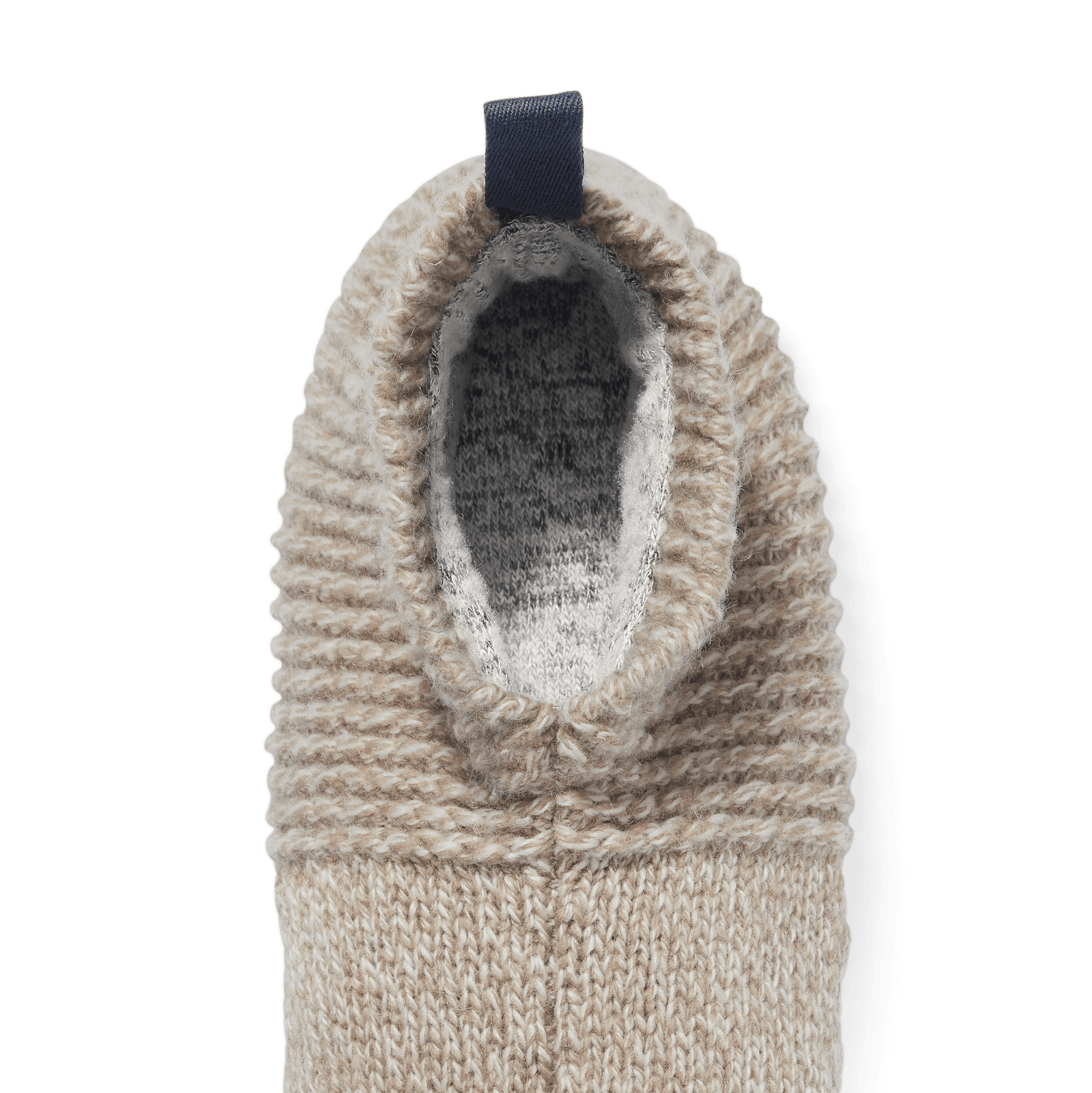 Youth Classic Gripper Slipper Taupe Detail