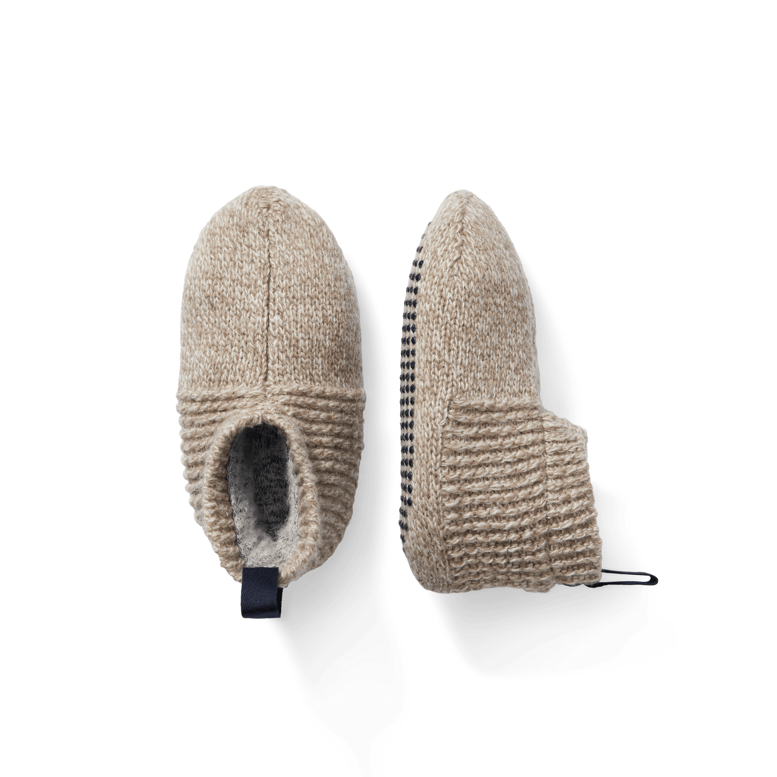 Toddler Gripper Slipper - Taupe L [6721]