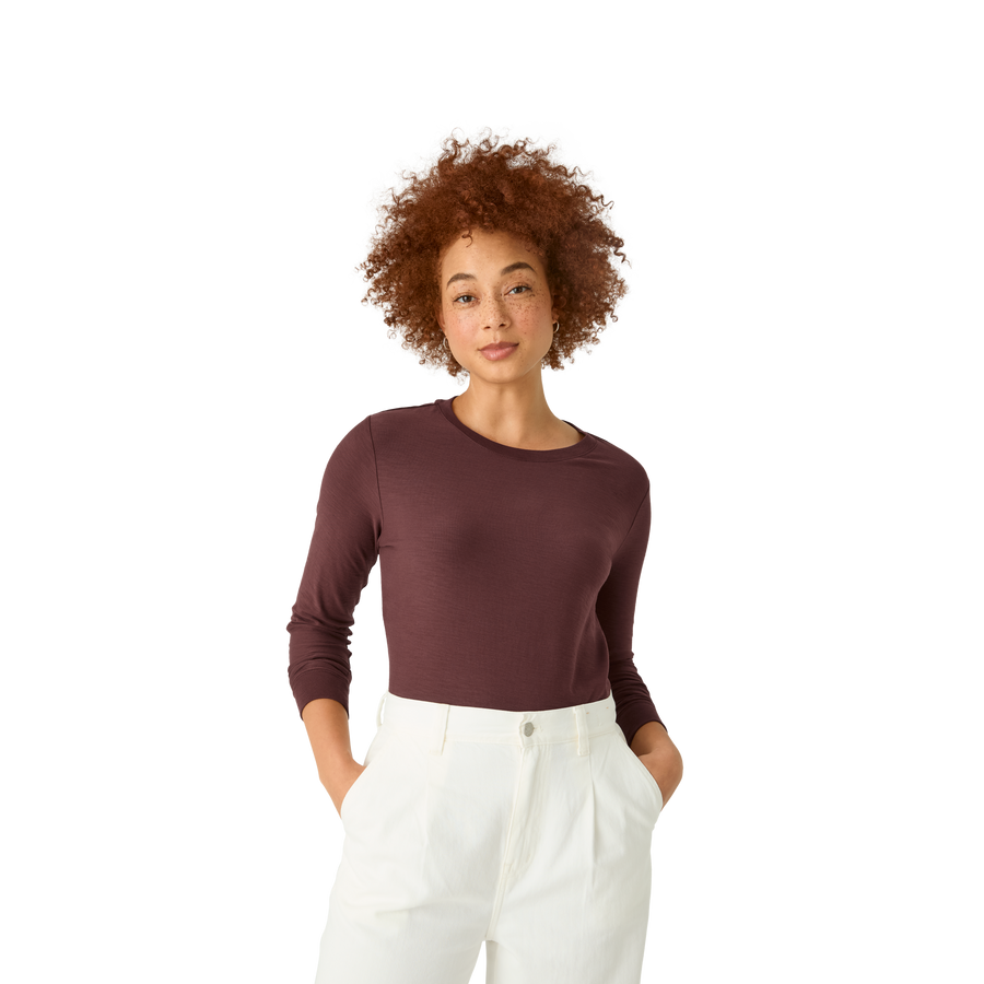 Women's Air Slub Long Sleeve T-Shirt - Performance Race Move