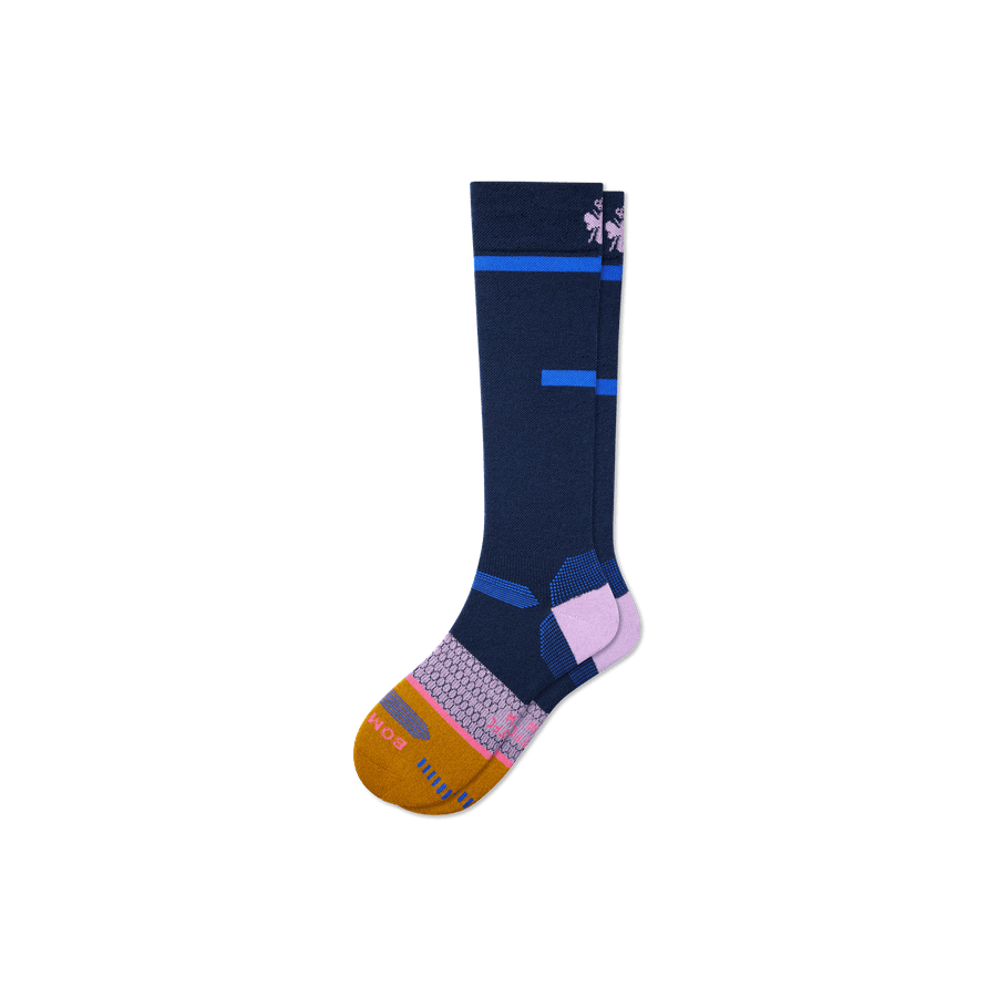Men's Zero-Cushion Merino Wool Blend Ski & Snowboard Socks - Outdoor Run Wear