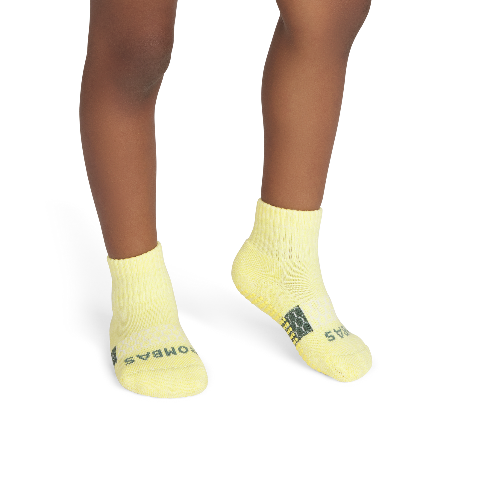 Marl Gripper Calf Socks - Glow / Soft White TO1 [7034]