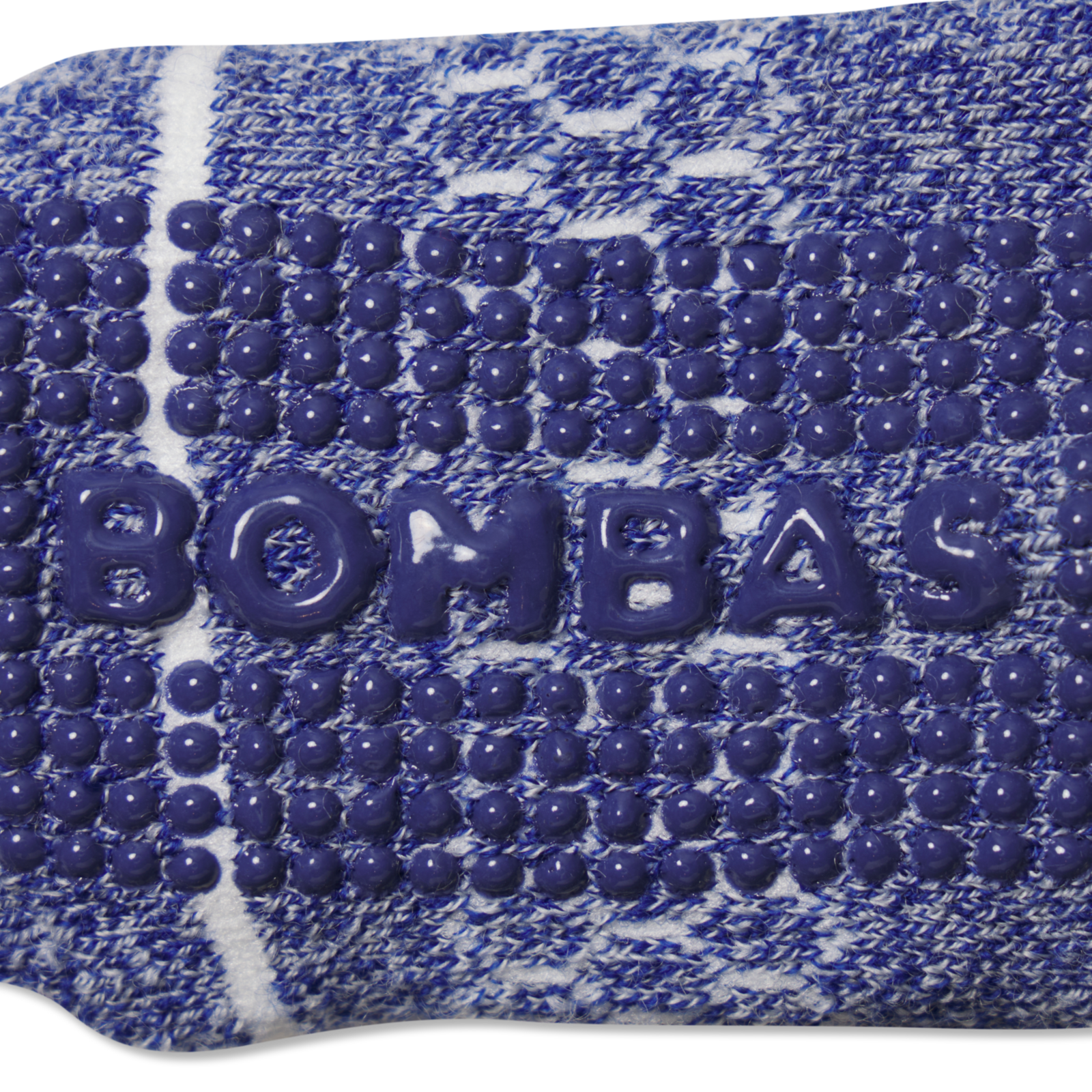 Toddler Merino Wool Blend Gripper Calf Socks - Glacier Blue Detail