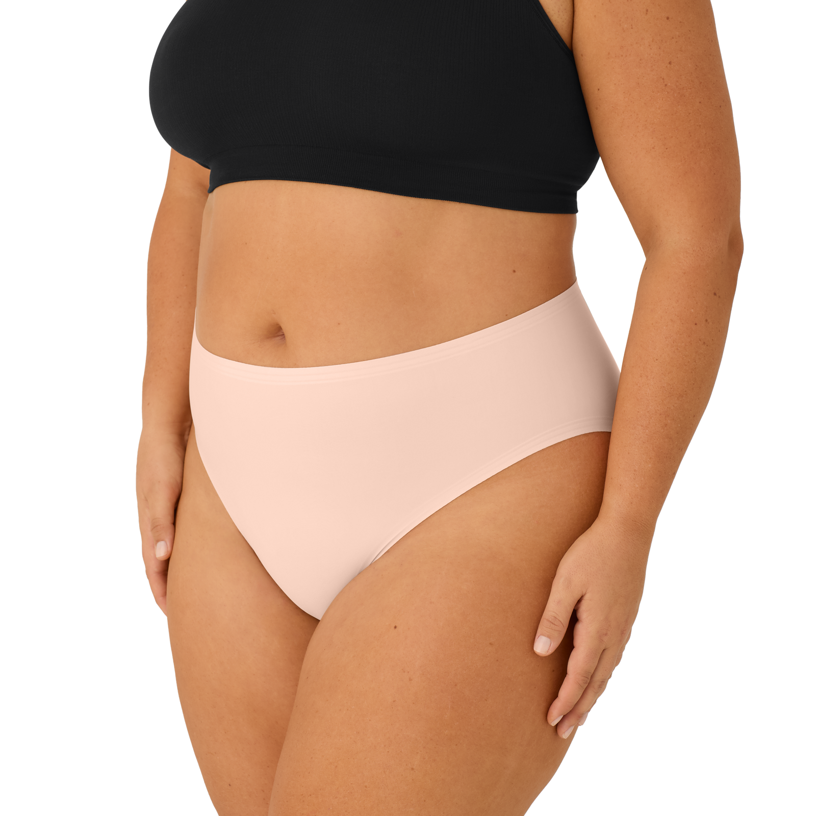 No Show High Rise Brief Pink Sandstone WO2 [7197]