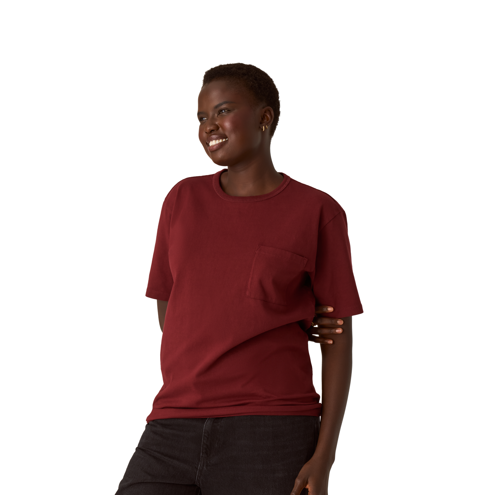 Premium Weight T-Shirt - Mahogany Red WO1 [7248]