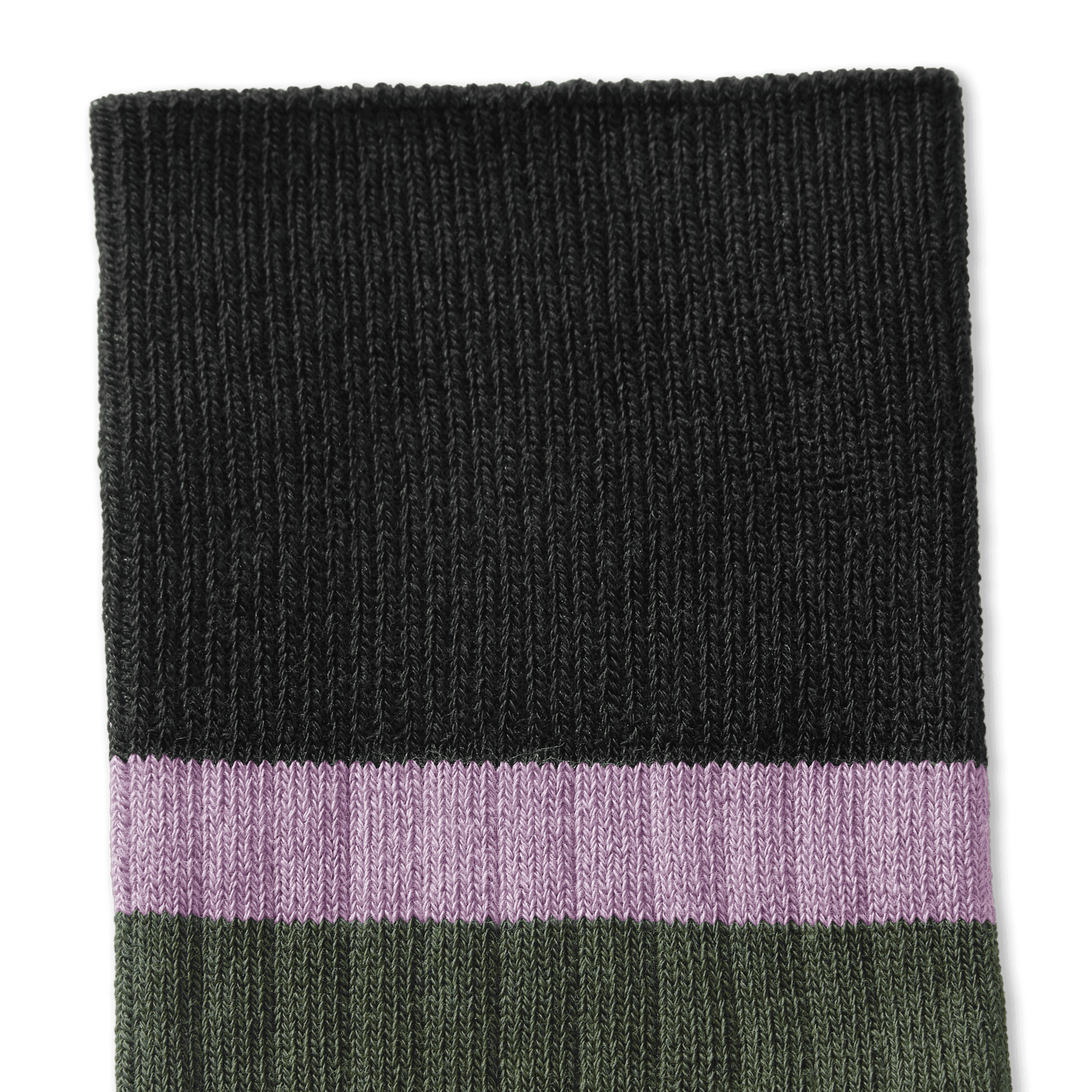 Ribbed Dress Knee High Socks black-detail-4-transparent