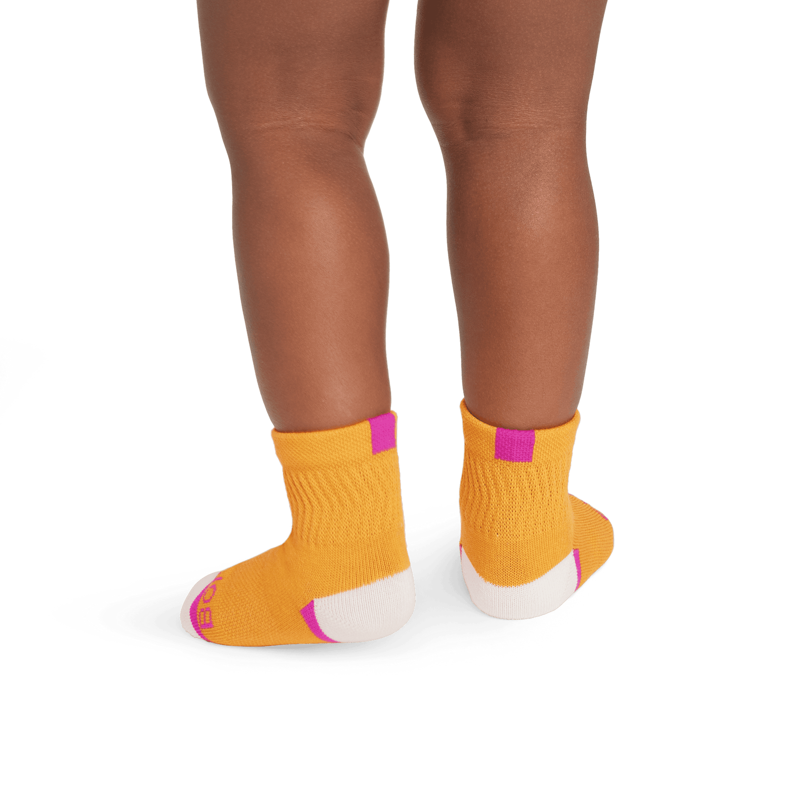 Toddler Lightweight Calf Socks mangoburst--2-transparent