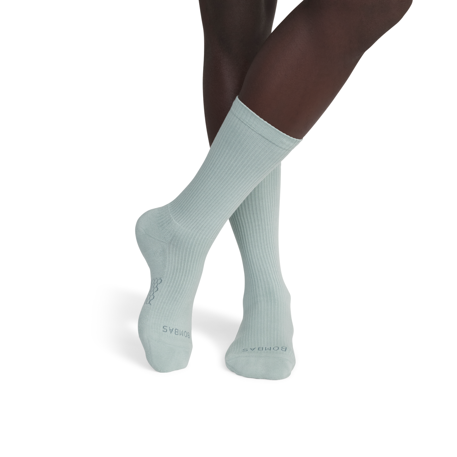 Modern Rib Calf Socks - Misty Sky MO1 [7406]