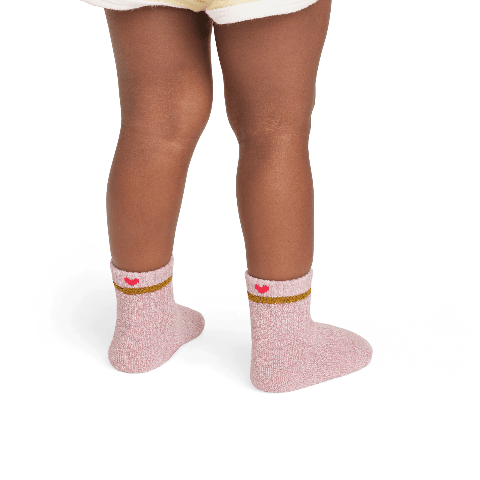 Toddler Cotton Terry Calf Socks spanishrose-softwhite--2-transparent