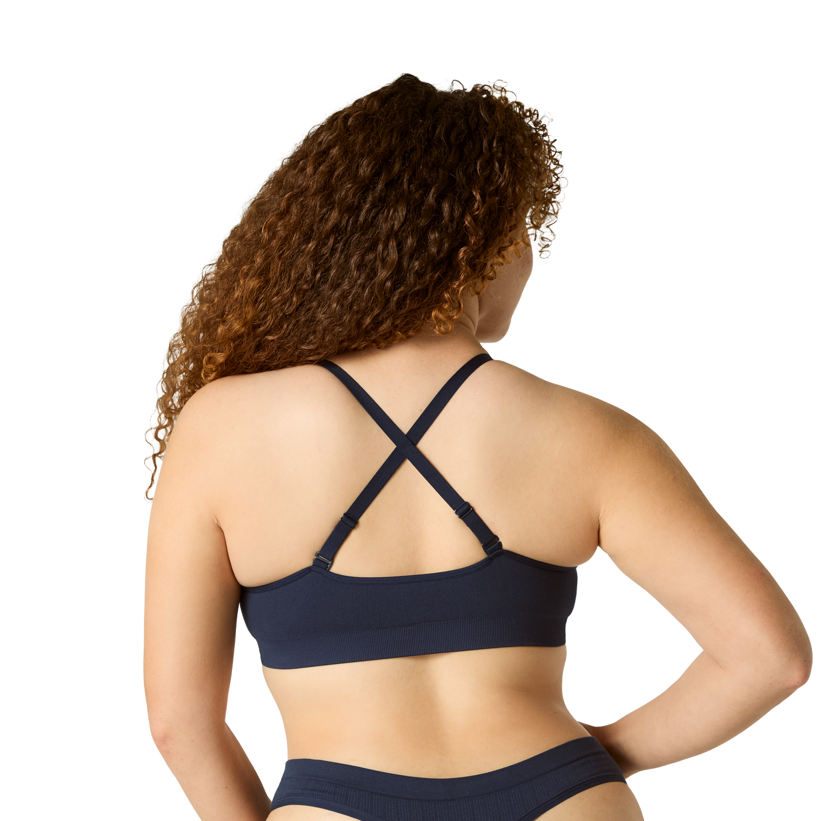 Seamless Triangle Bralette - Midnight Navy WO3 [7665]