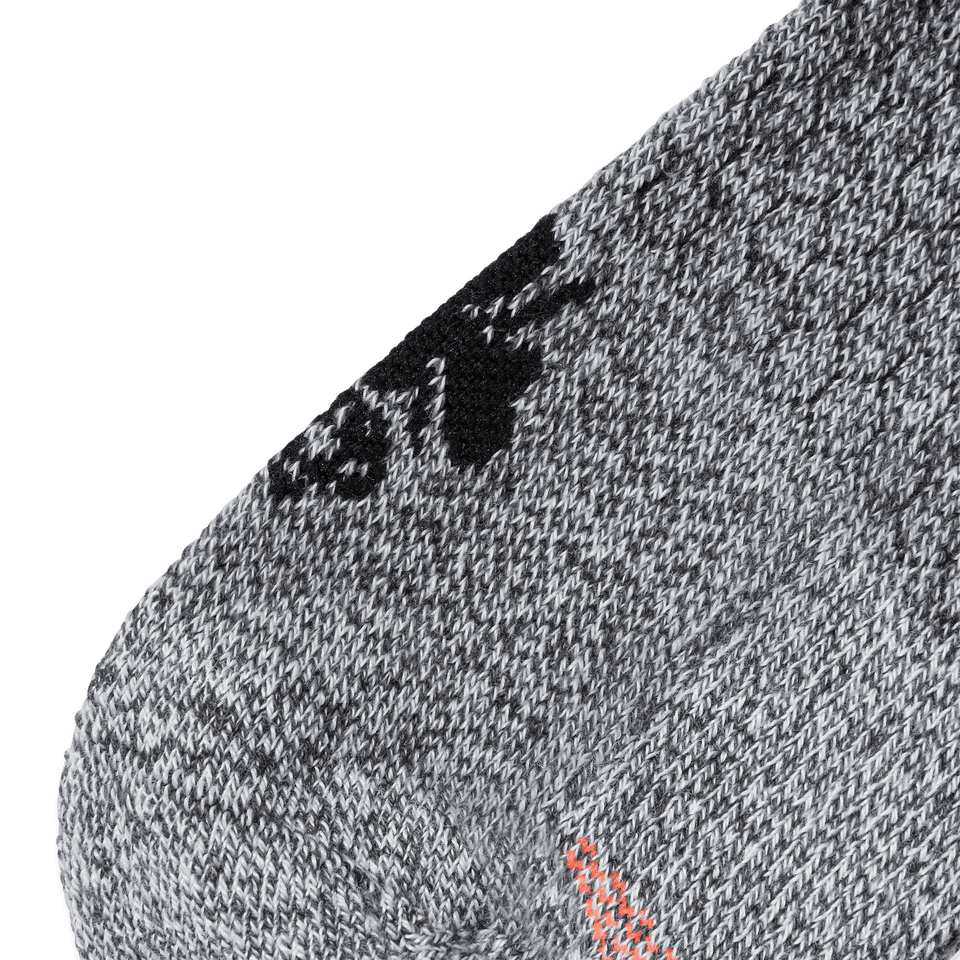 Performance Compression Knee High Socks (20-30mmHg) Charcoal Detail