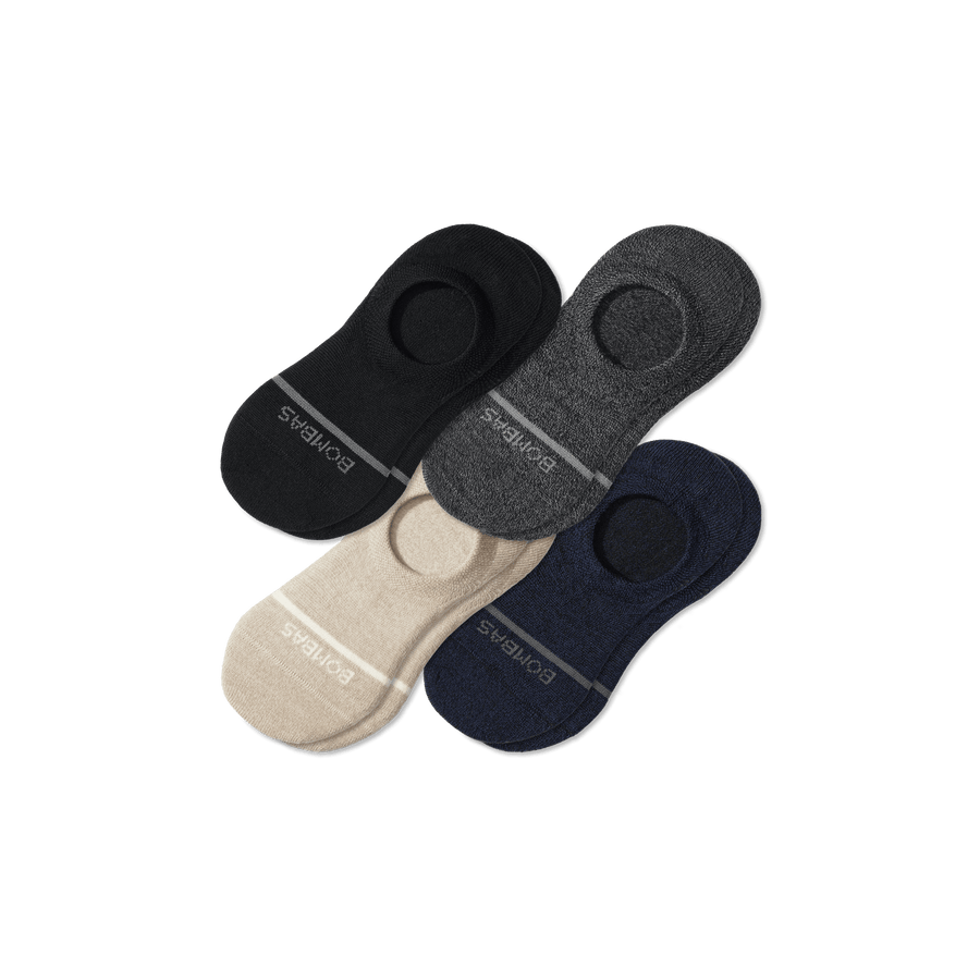 Men's Lightweight Merino Wool Blend No Show Sock 4-Pack - Outdoor Crew Move