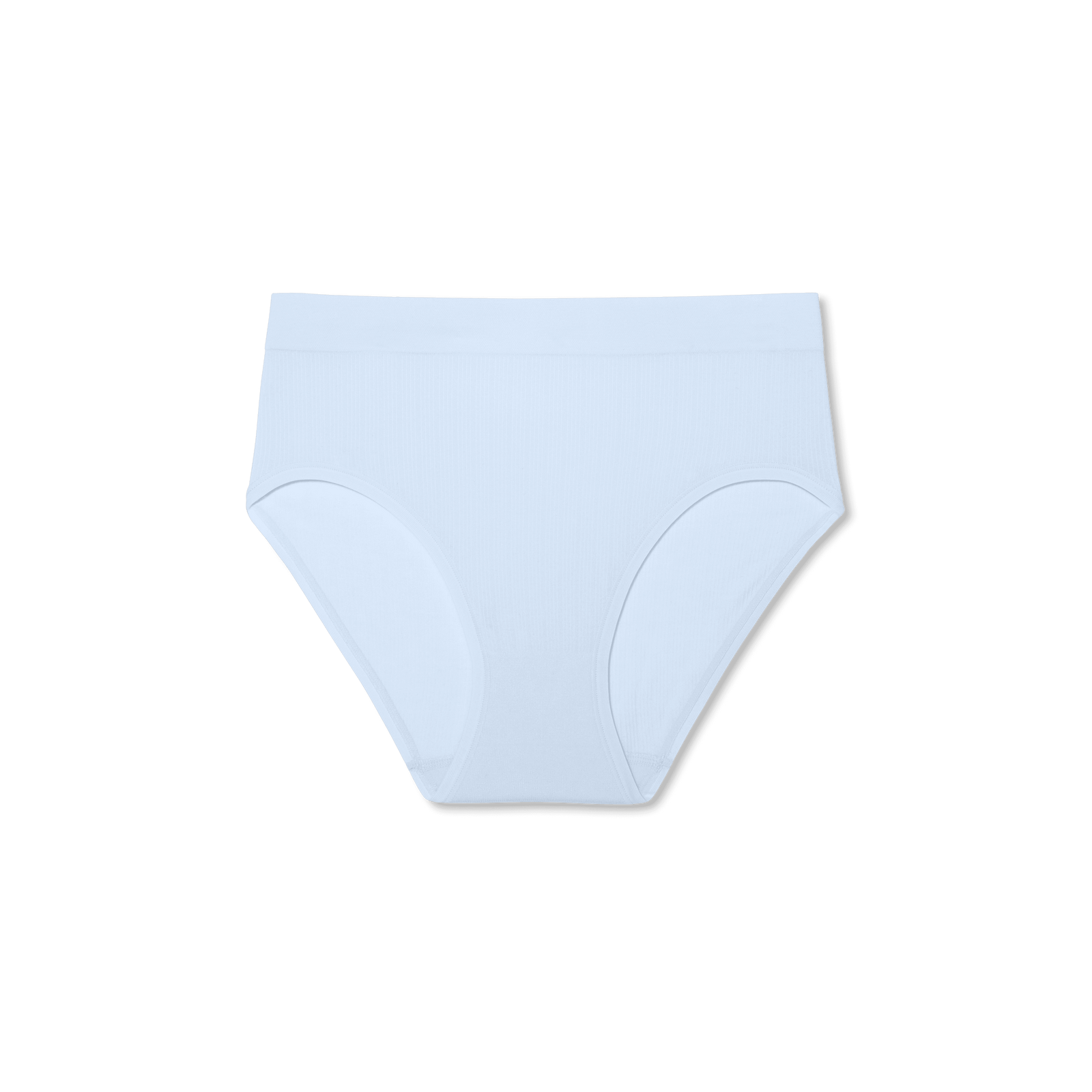 Women's Seamless High Rise Brief - Halo Blue L Front [7718]