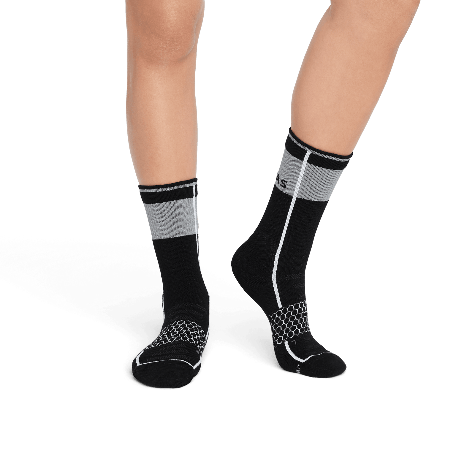 Reflective Performance Calf Socks - Reflective Black - WO1 [7757]