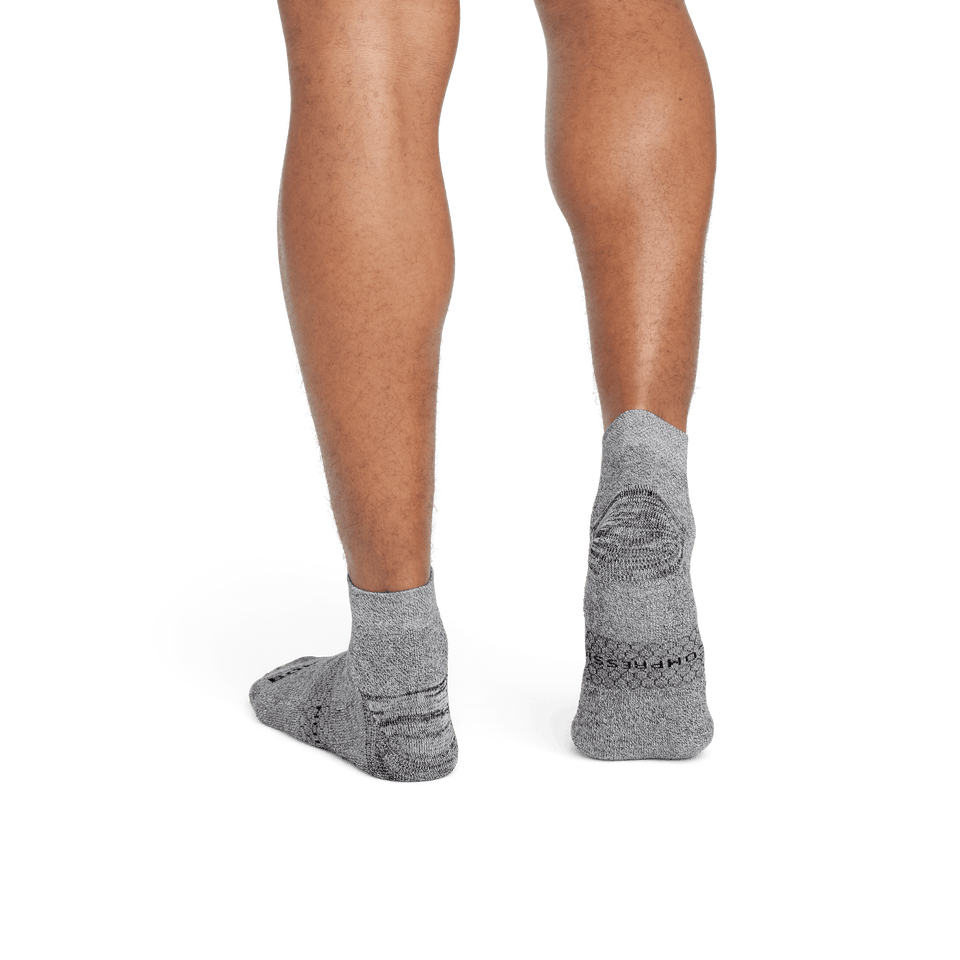 Ankle Compression Socks - Charcoal - MO2 [7762]