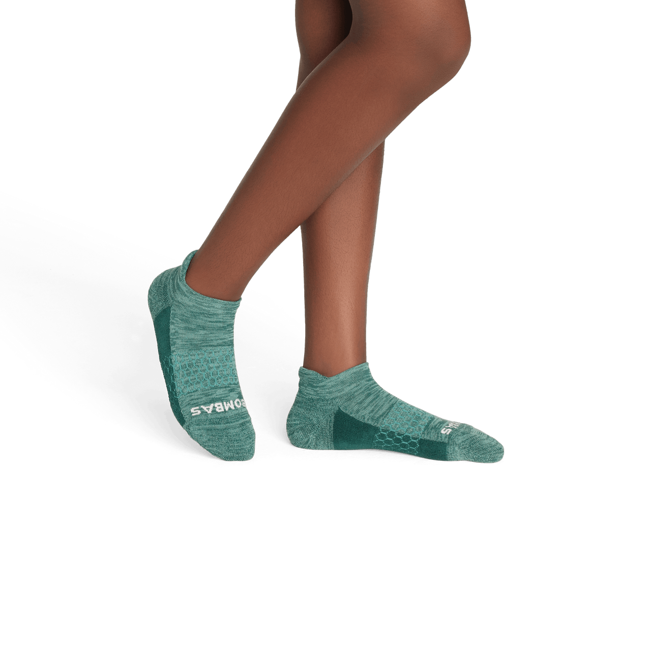 Two Tone Ankle Socks - Algae Green YO1 [7791]