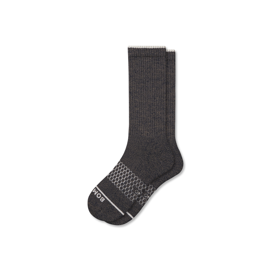 Men's Merino Wool Blend Calf Socks - Cushion Court Pair